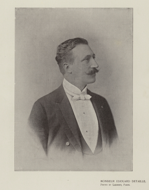 Monsieur Edouard Detaille (b/w photo)