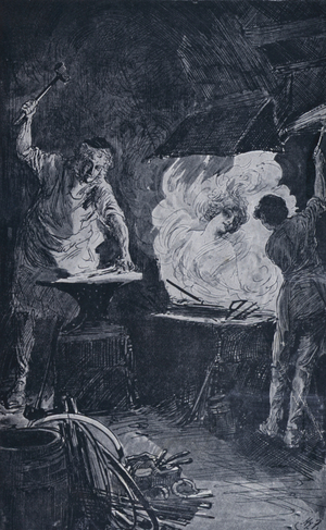 Illustration for Great Expectations by Charles Dickens (litho)