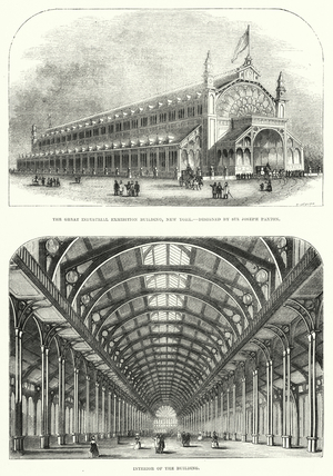 The Great Industrial Exhibition Building, New York (engraving)