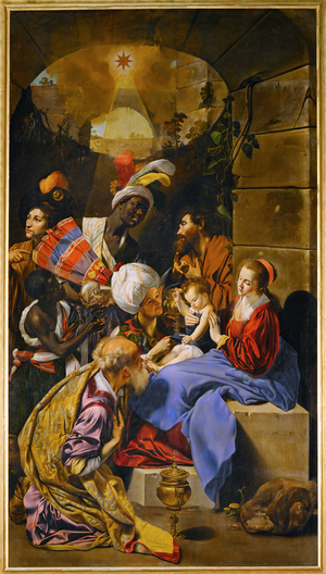 The Adoration of the Magi … (painting on canvas)