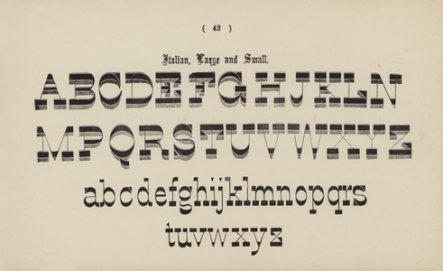 Italian, Large and Small (engraving)