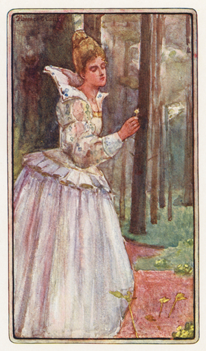 The Primrose (colour litho)