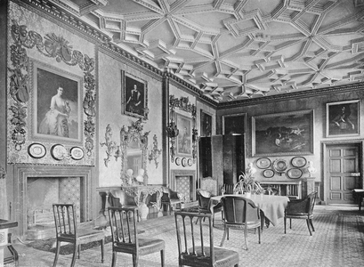The Dining-Room (b/w photo)
