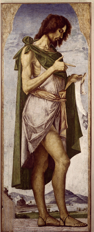 San Giovanni Battista, c.1480 (oil on board)