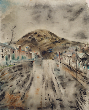 Wet morning, c.1941 (w/c)