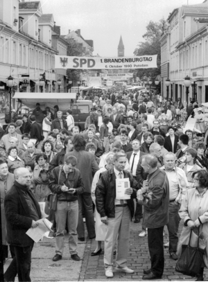 SPD election campaign 1990 (photo)