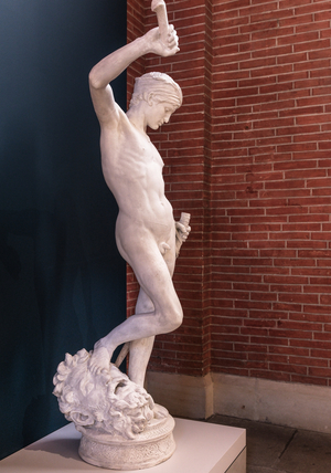 David defeating Goliath, 1870 (plaster)