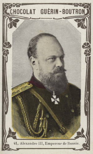 Alexandre III, Empereur de Russie (coloured photo)