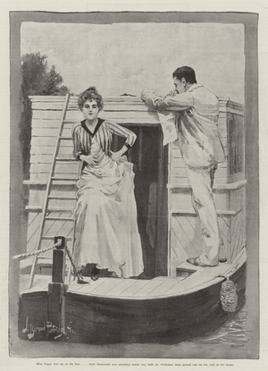 The Strange Adventures of a House-Boat, by William Black (engraving)
