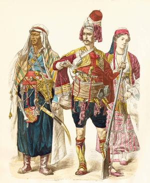 Lebanese, 19th century (copper plate print)