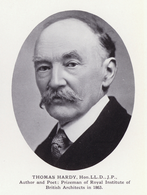 Prominent Men of London: Thomas Hardy (b/w photo)
