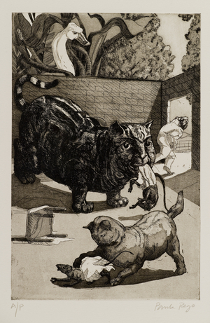 A Frog he would a-wooing go II, 1989 (etching with aquatint on wove)