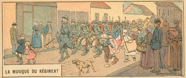 La Musique Du Regiment (colour litho)