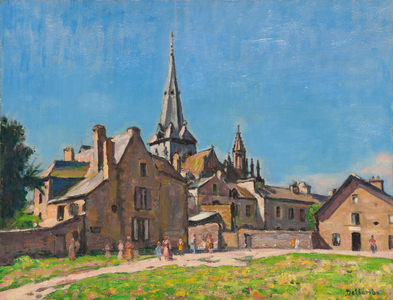 Church of the Loire-Atlantique (oil on canvas)