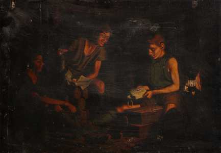 Three Boys with a Find
