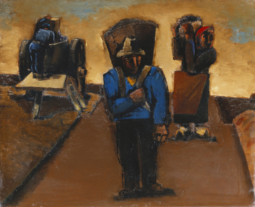 Grape Pickers, Burgandy, 1968-1972 (oil on canvas)