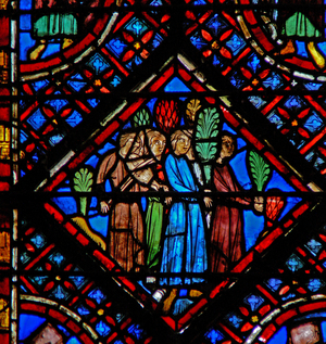 Window w2 the Feast of Tabernacles Ex XXIII 15 (stained glass)