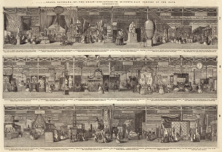 Grand Panorama of the Great Exhibition, North-East Portion of the Nave (engraving)