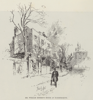 Mr William Morris's House at Hammersmith (engraving)