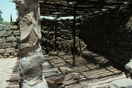 3rd century house in Qazrin, terrace and baking oven