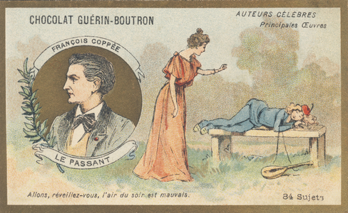 François Coppee (1842-1908), French poet, playwright and novelist, author of “Le passant”, comedy in one act, in verse (1869)