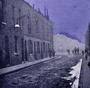 A street in Hoxton, 1901