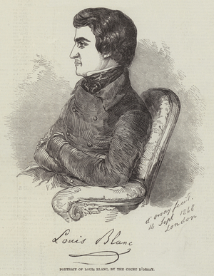 Portrait of Louis Blanc (engraving)