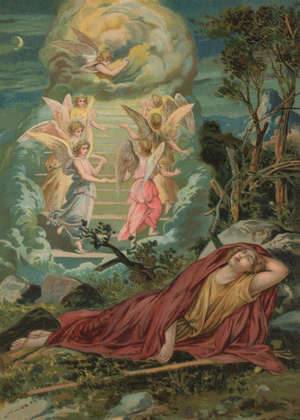Jacob's Ladder (colour litho)