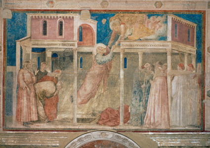 The ascension of Saint John Evangelist (fresco)