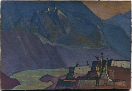 Chandra River, 1932 (tempera on canvas laid on cardboard)