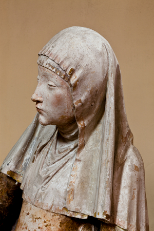 Entombment, Saint-Jacques Chapel, Monestiès, Tarn, 1490 (polychrome limestone)