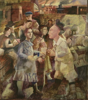Bitter Herbs, 1989 (tempera & oil on canvas)
