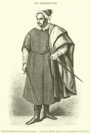 Portrait de Barberousse II (engraving)