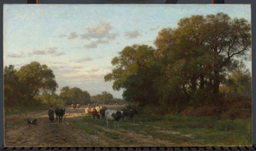 Landscape in Drenthe, 1882 (oil on canvas)