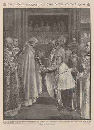 The coronation of King George V, 1911 (print)