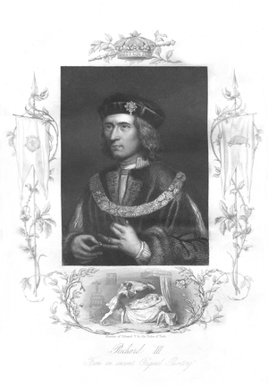 Richard III king of England (engraving)