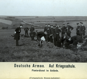 Pioneers in the field, 1903 (b/w photo)