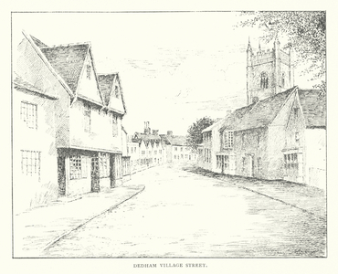 Dedham Village Street (litho)