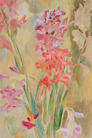 Gladioli, c.1915 (w/c on paper)