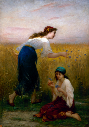 Les Bleuets, ca. 1882 (oil on canvas)