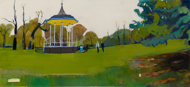 Bandstand ( Man Listens to Music)