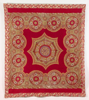 Circles quilt, 1850-90 (textile)