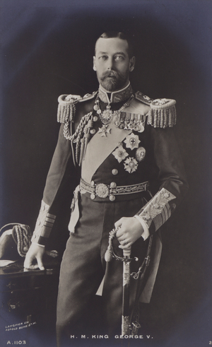 King George V (b/w photo)