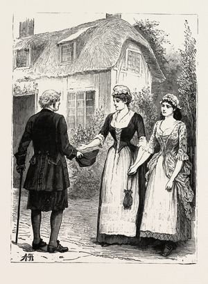 Joseph's Sweetheart at the Vaudeville, Play in London, UK, Britain, United Kingdom, U.K., Great Britain, 1888 Engraving