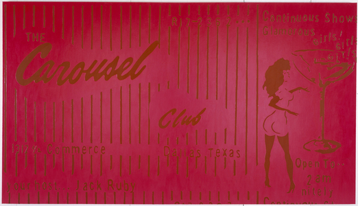 Carousel Club, 2001 (acrylic on canvas)