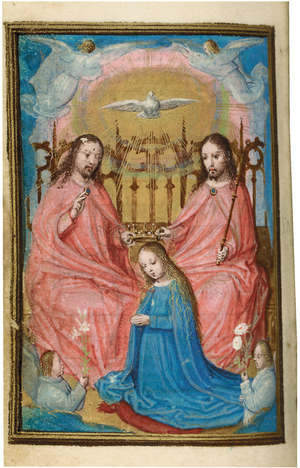 Folio from a miniature Book of Hours, use of Rome, Bruges, 1530-35 (tempera on vellum) (see also 492863-81)