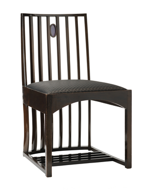 Chair, 1904 (stained sycamore, glass)