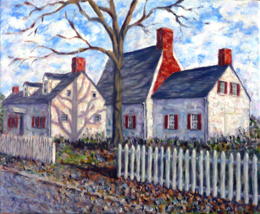 Billiou- Stillwell Perine House, 2016 (oil on canvas)