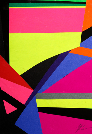 Abstract Automatic Collage: 71, 2020 (paper collage)