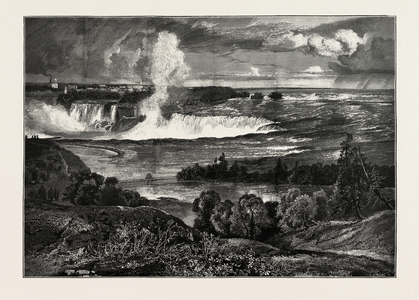 Niagara Falls, Canada, Nineteenth Century Engraving